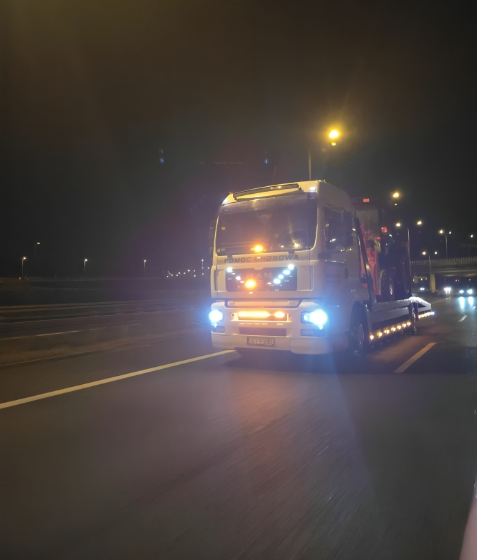 Transport koparki w Hażlachu